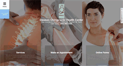 Desktop Screenshot of dawsonchiropractic.com
